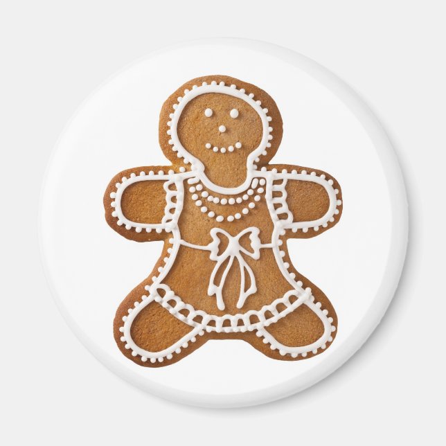 Jul Gingerbröd Woman Magnet (Framsidan)