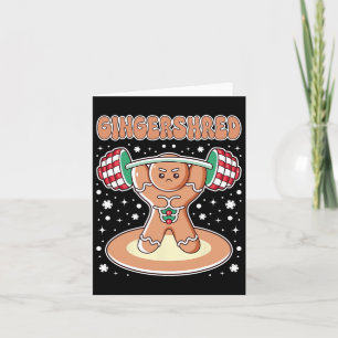 Jul Gingershred Funny Pepparkaksgubbe Gym Bo Kort