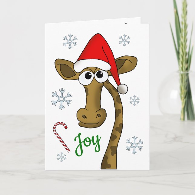 Jul giraff kort (Framsida)