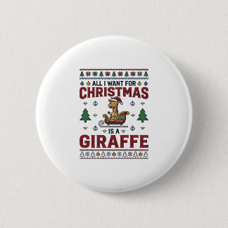 Jul Giraff släde Rolig Holiday T-Shirt Des Knapp
