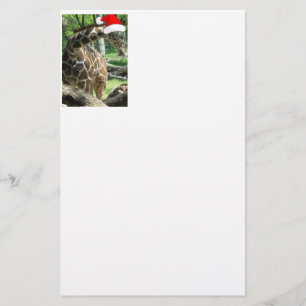 Jul Giraffe Brevpapper