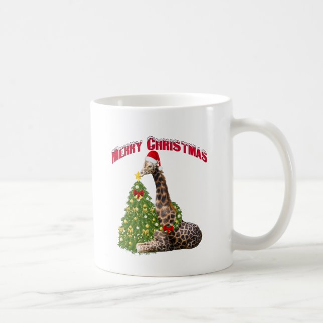 Jul Giraffe Kaffemugg (Höger)