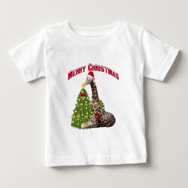 Jul Giraffe T-shirt (Framsida)