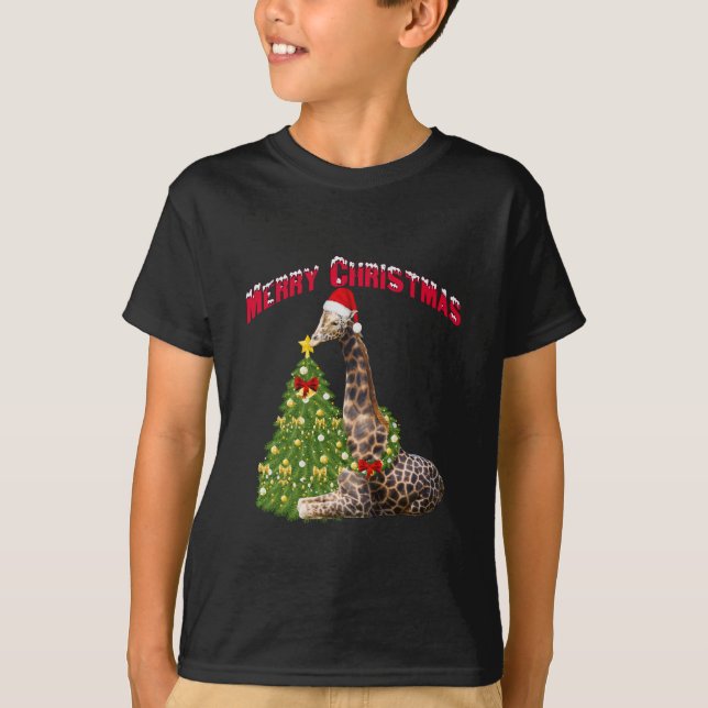 Jul Giraffe T-shirt (Framsida)