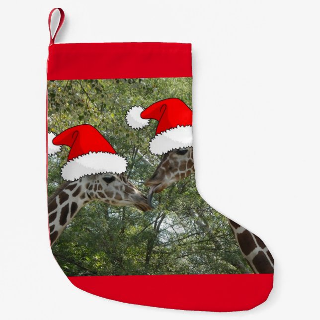 Jul Giraffer Liten Julstrumpa (Framsidan)