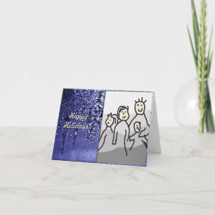 Jul Glad helg Blue med Photo