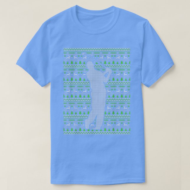 Jul Glad helg GOLF-presenten Julafton-säsong T Shirt (Design framsida)