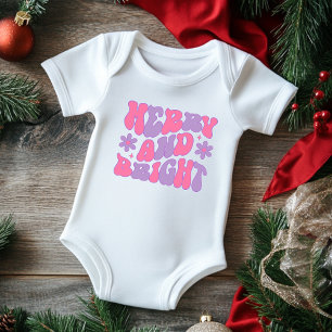 Jul Glad Och Ljus Retro Groovy Festive T Shirt