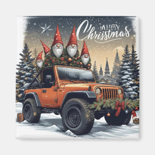 Jul Gnome 4 x 4 Magnet