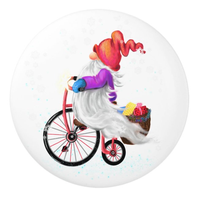 Jul Gnome Ceramic Knob Knopp (Framsidan)