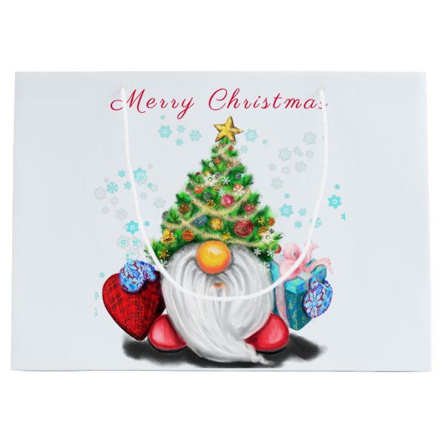 Jul Gnome Gift Bag (Framsidan)