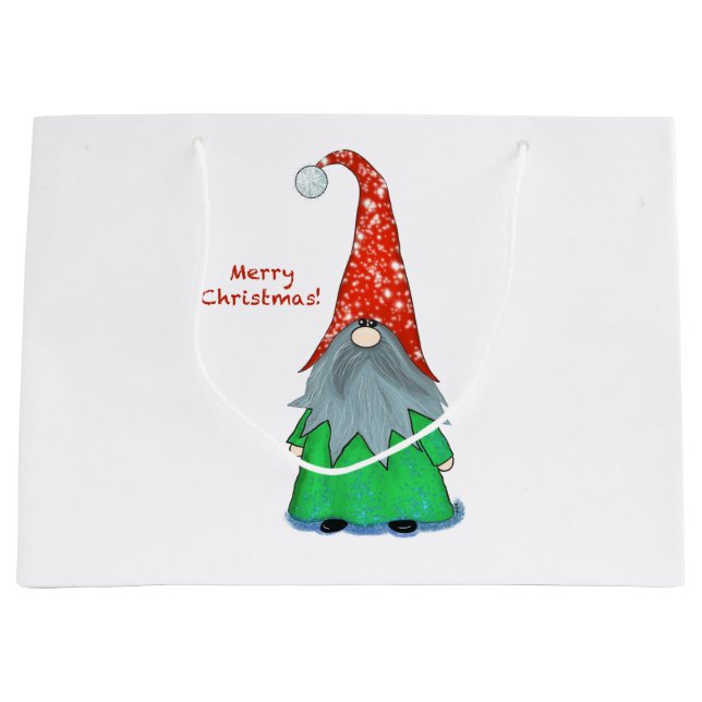 Jul Gnome Gift Bag (Framsidan)