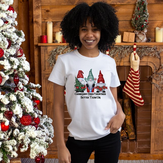 Jul Gnome Humor T-Shirt (Skapare uppladdad)