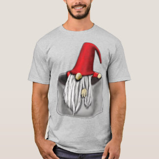 Jul Gnome in a Pocket T Shirt