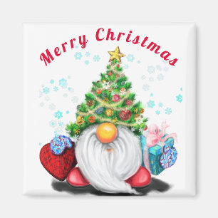 Jul Gnome Magnet