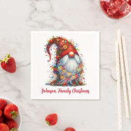 Jul Gnome Pappersservett