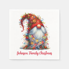 Jul Gnome Pappersservett