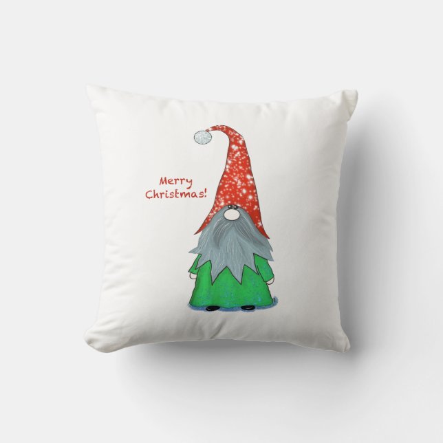 Jul Gnome Pillow Kudde (Framsida)