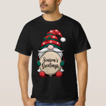 Jul Gnome Season Greetings Plaque T-Shirt