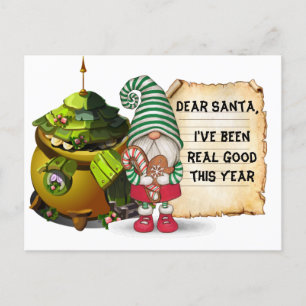 Jul Gnome Vykort