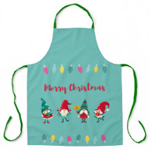 Jul Gnomes Apron
