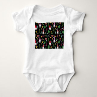 Jul Gnomes: Festive Seamless Mönster T Shirt
