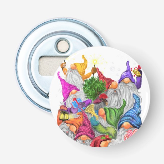 Jul Gnomes Flaska öppnare Gift (Framsidan)