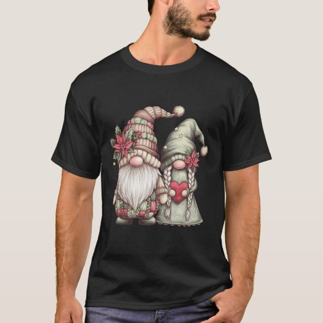 Jul Gnomes Galore T Shirt (Framsida)