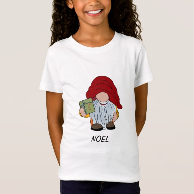 Jul Gnomes Girls Bra Jersey T-Shirt (Framsida)