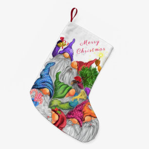 Jul Gnomes - julklapp Liten Julstrumpa