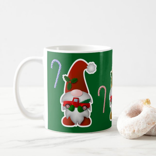 Jul Gnomes Kaffemugg (Med munk)