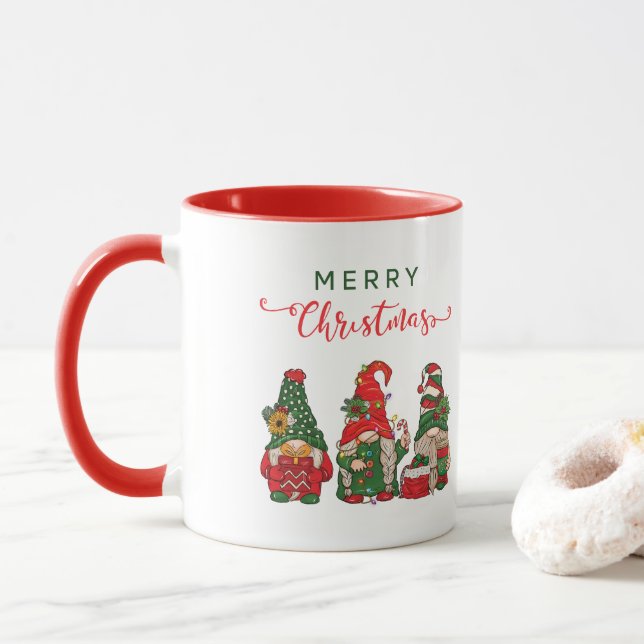 Jul Gnomes Mugg (Med munk)