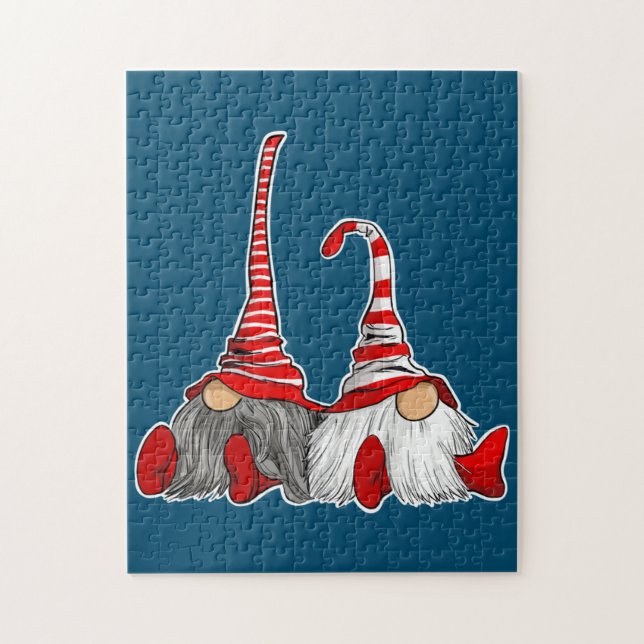 Jul Gnomes Pussel (Vertikal)