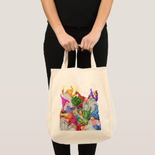 Jul Gnomes Tote Bag Gift Tygkasse
