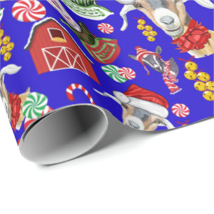 Jul GOATS - Gjutet byte av figursättning i Färg Presentpapper
