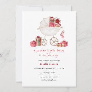 Jul - God Baby Shower-inbjudan Inbjudningar