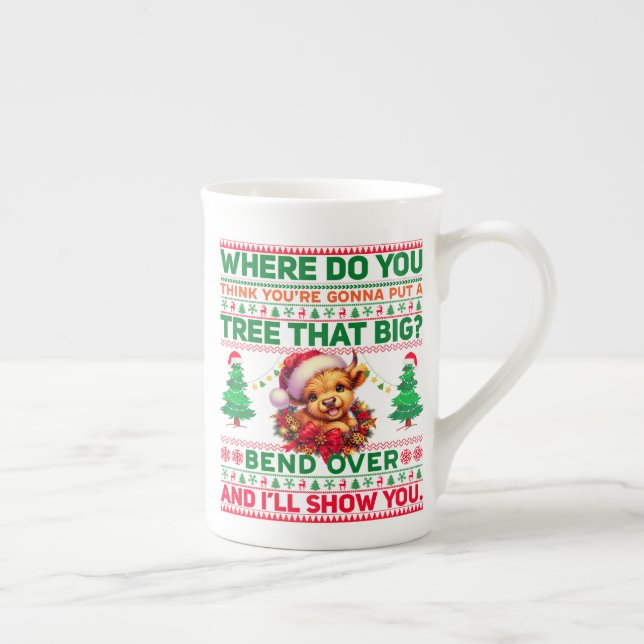 Jul-God jul för gåvkonsul Benporslin Mugg (Höger)