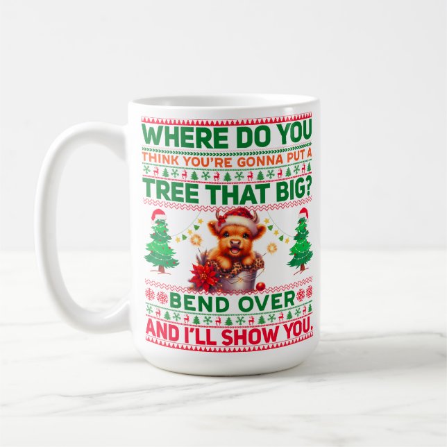 Jul-God jul för gåvkonsul Kaffemugg (Vänster)