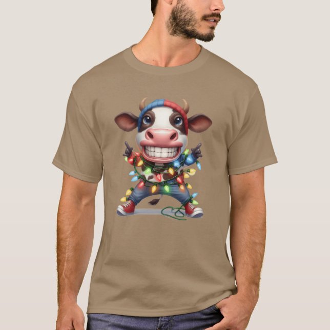 Jul-God jul för julklapp v T Shirt (Framsida)