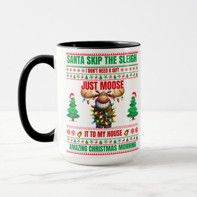 Jul God jul för jultomte Mugg (Vänster)