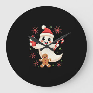 Jul God Jul För Present Julande Stor Klocka