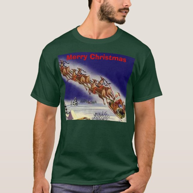 jul god jul tee shirt (Framsida)
