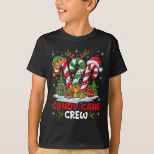 Jul Godis Cane Besättning Svart Crew hals långärma T Shirt
