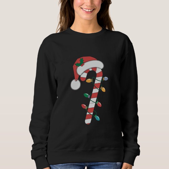Jul Godis Cane Tomte Xmas Barn  T Shirt (Framsida)