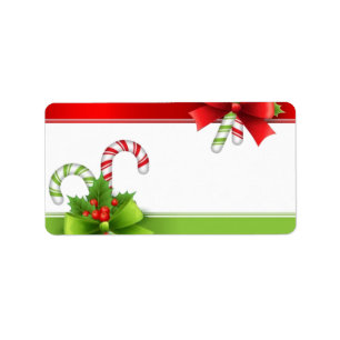 Jul Godis Pinne Postadress Etiketter Adressetikett