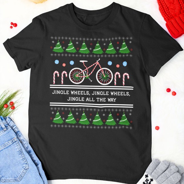 Jul Godisstav Cyklar T Shirt (Skapare uppladdad)
