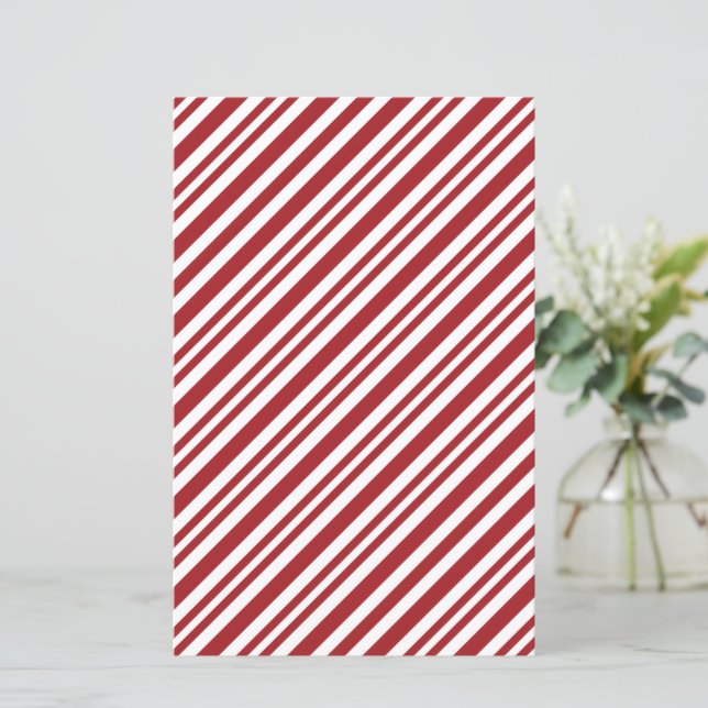 Jul Godisstav Streck Scrapbookpapper (Stående Fram)