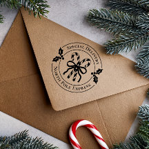 Jul Godisstav Trä Konststämpel
