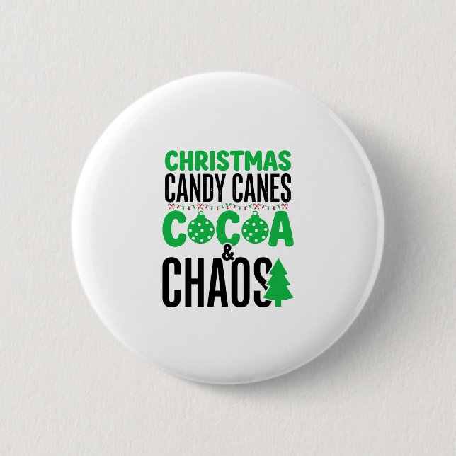 Jul Godisstavar Kakao Kaos Design Knapp (Framsida)
