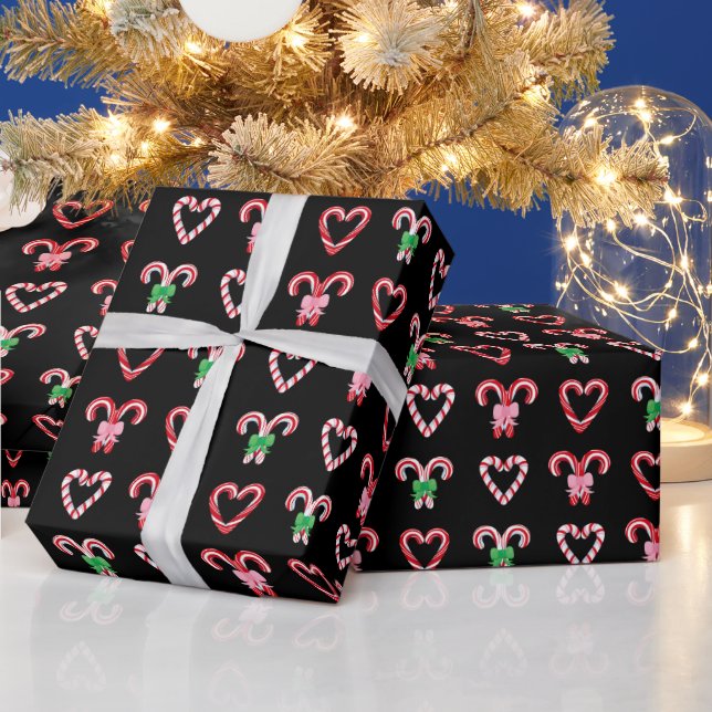 Jul Godisstavmönster Presentpapper (Helgdagar)